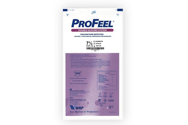 PROFEEL DHD™ Double Gloving System Polyisoprene, Pouch