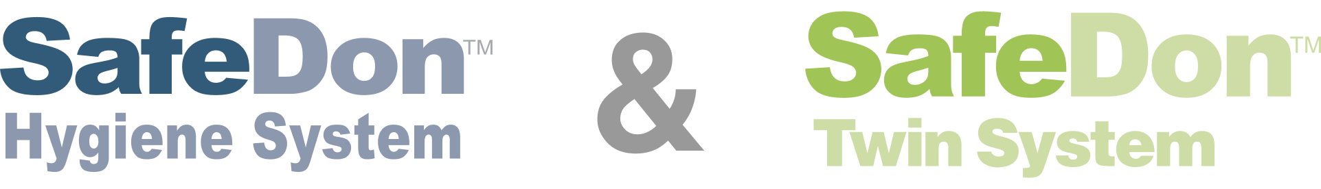 SafeDon Hygiene & SafeDon Twin Systems Logos